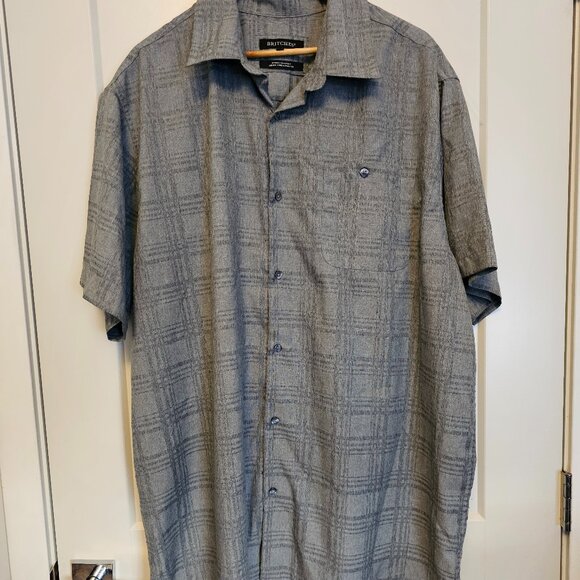 Big & Tall Britches Short Sleave Button Up 2xlt - Picture 1 of 3